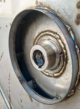 AZY13.50-030.3-1汽轮机 轴封抽风机轴加风机专用不锈钢翻边叶轮