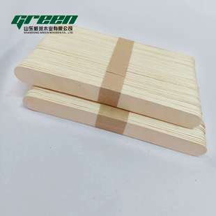 压舌板140mm原木色冰棒棍雪糕棒压舌棒生产厂家 实木质木艺