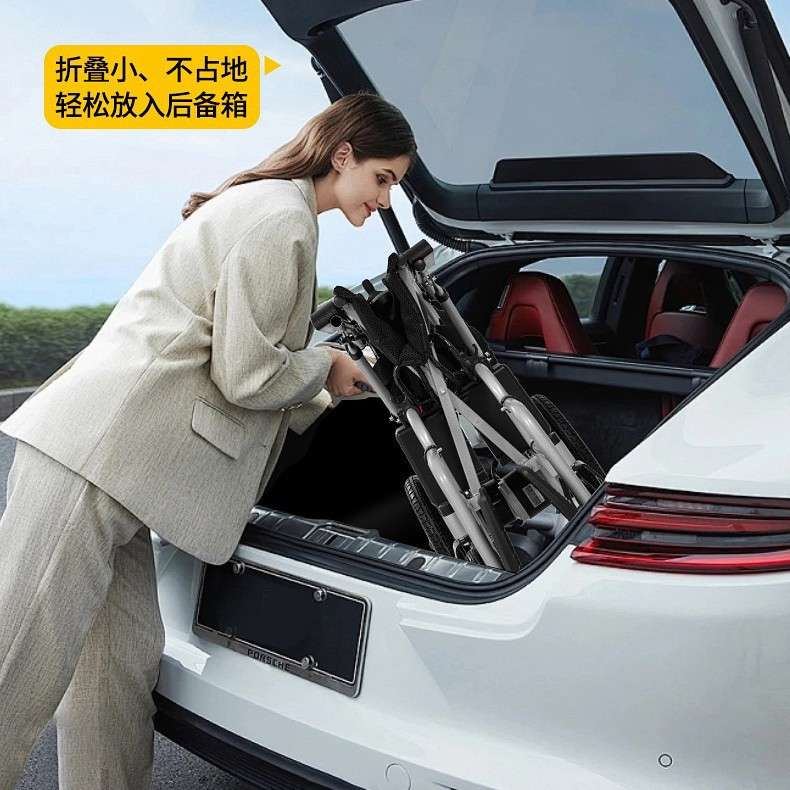 跨境全自动电动轮椅可折叠轻便老年残疾人四轮代步车智能代步车