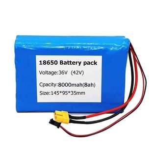 10S2P 36V10Ah 18650锂电池组 XT60电滑板车轻巧电池