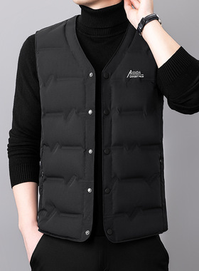 【下单立减50】H新款马甲男秋冬季内穿保暖背心无袖坎肩外套GG398