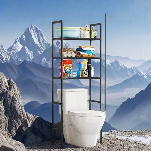 【下单立减50】H马桶置物架厨房卫生间收纳架免打孔马桶架BH957