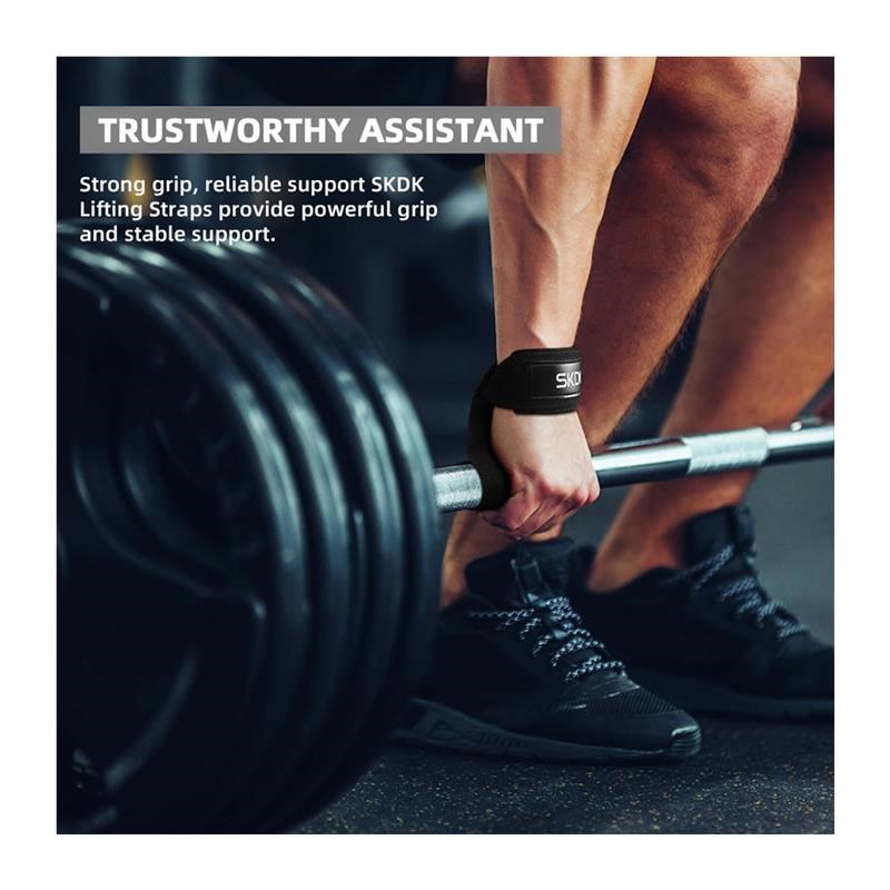 Padded Wrist Wkraps Lifting Straps Weightlifting Gloves GYM
