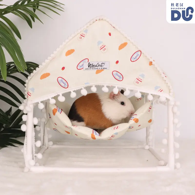 杜老汉新款荷兰猪吊床仓鼠躲避屋