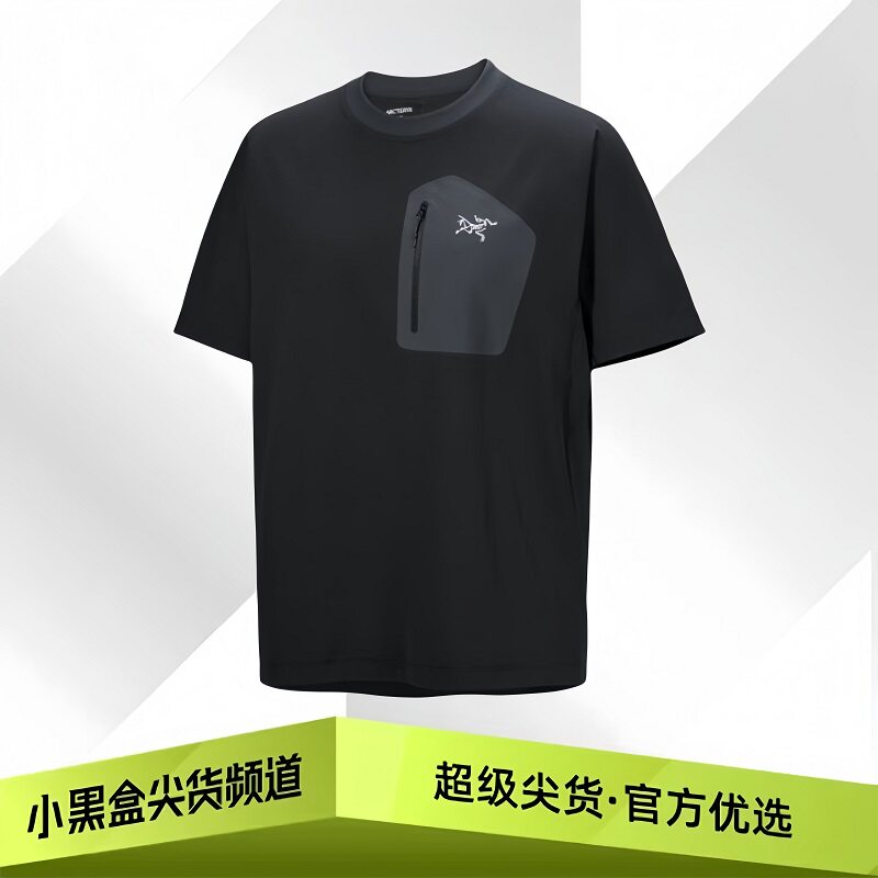 ARC'TERYX始祖鸟 Konseal 品牌logo印花透气短袖T恤 男款多色可选