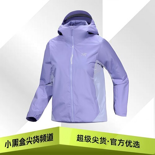 Arcteryx始祖鸟SOLANO 刺绣Logo防风透气连帽软壳衣 女款多色可选