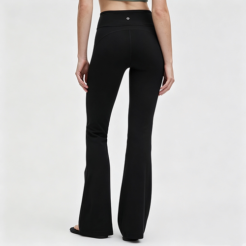 lululemon露露乐蒙 Groove Nulu 弹力紧身瑜伽裤 女款黑色LW5HAOR