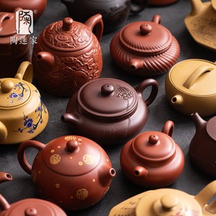 陶迷西施紫砂壶名家精品茶壶手工紫泥单壶家用功夫茶具段泥大号壶