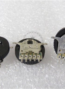 10KX2 16X2.5MM进口日本ALPS 103双联5脚贴片齿轮 拔盘带轮电位
