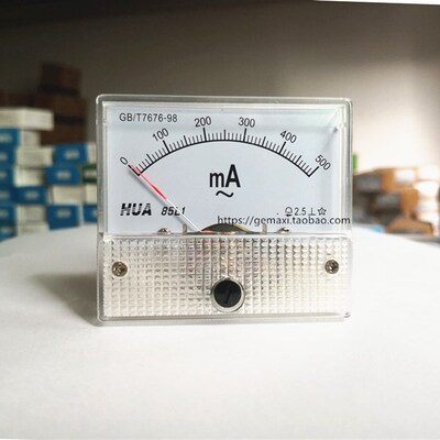 交流指针毫安表AC0-100MA200ma300ma500ma安培电流表1A2A5A10A30a