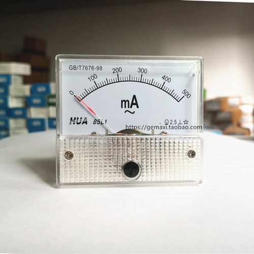交流指针毫安表AC0-100MA200ma300ma500ma安培电流表1A2A5A10A30a