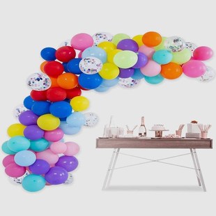 136PCS/set拱桥气球套装,圣诞气球套装,适用于圣诞场景布置