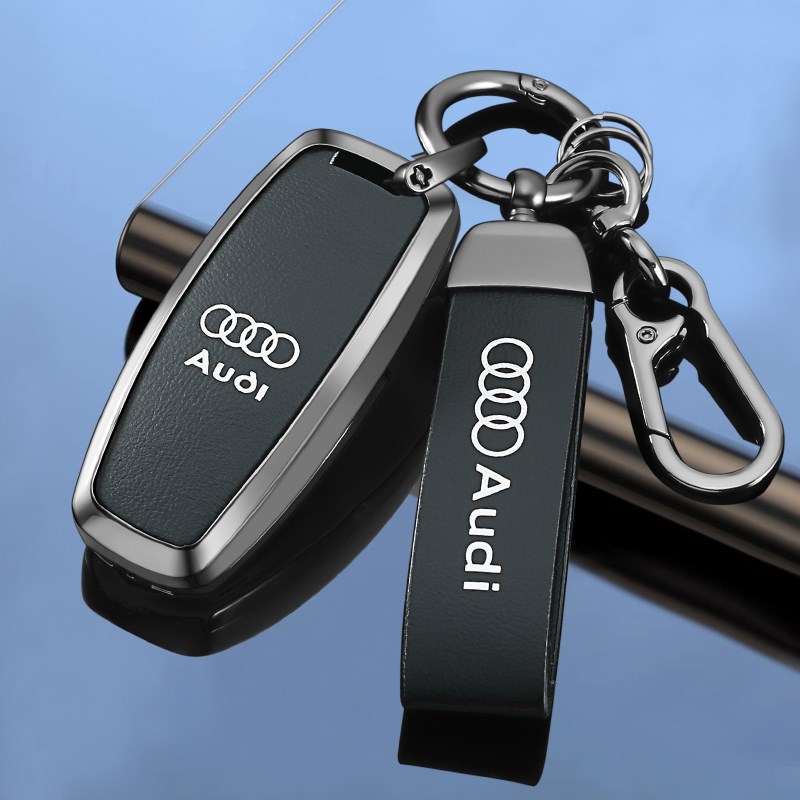 适用奥迪a6l钥匙套24款q5l男a4l女q3高级a3q7壳q2l扣a3l包a7l