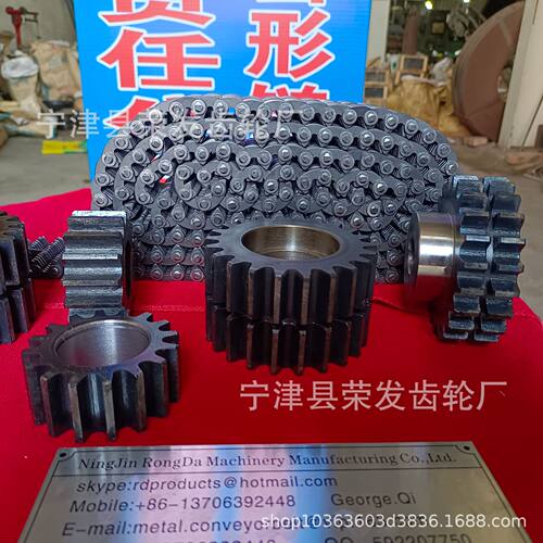 CL10节距15.875毫米内导31片无声齿形链条及配套链轮变速
