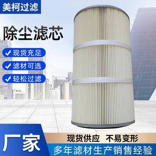 工业除尘滤芯聚酯纤维防静电过滤器3540 3560除尘滤筒
