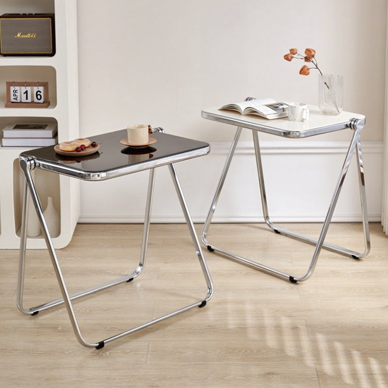 床边桌可移动简约透明桌子小户型沙发边几角几卧室床头置物折叠桌,住宅家具,床边桌,淘宝优惠券,粉丝福利购,淘宝优惠卷