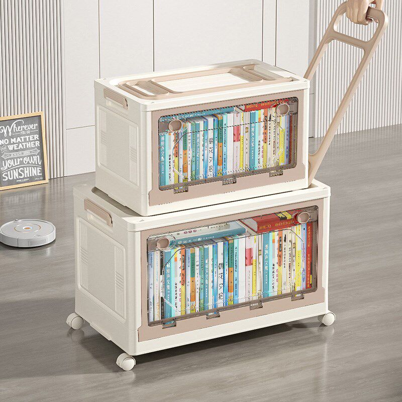 书箱收纳箱学生教室用带滑轮箱子宿舍高中生大容量折叠拉杆储物箱,收纳整理,收纳箱,淘宝优惠券,粉丝福利购,淘宝优惠卷