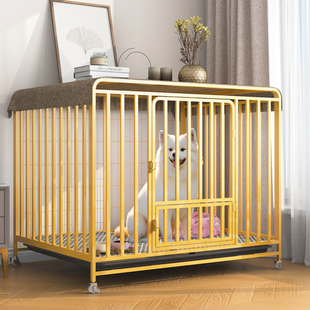 狗笼子室内厕所一体中小型犬大型犬金毛拉布拉多边境牧羊犬狗窝宠