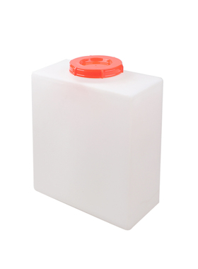 15L小型方形水j箱立式塑胶pe油桶牛津塑料白色壶车载便携水桶小口