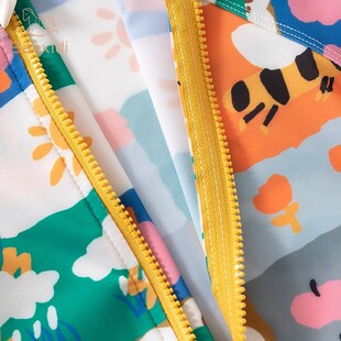 薄款 男宝宝连体泳装 儿童可爱卡通海边游泳衣 2025新款 男童泳衣夏季