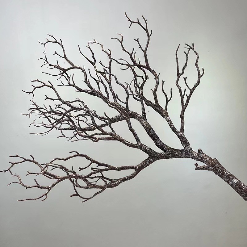 大珊瑚枝枯树枝假树塑料树婚庆路引干树枝摆件拍摄道具婚庆装饰