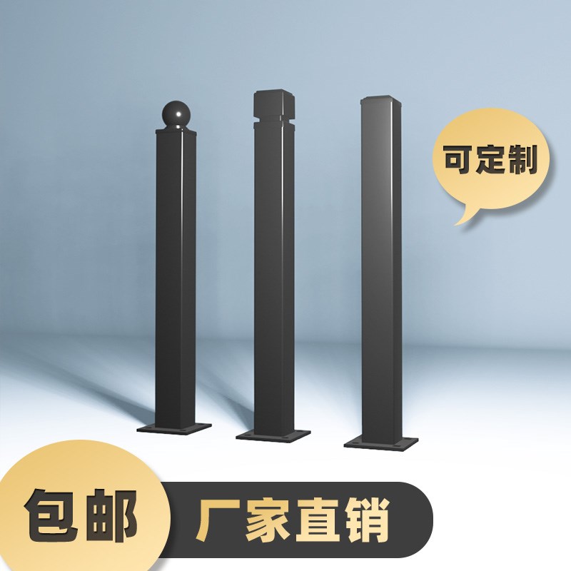 镀锌钢铁艺f大立柱楼梯扶手起步柱护栏将军柱
