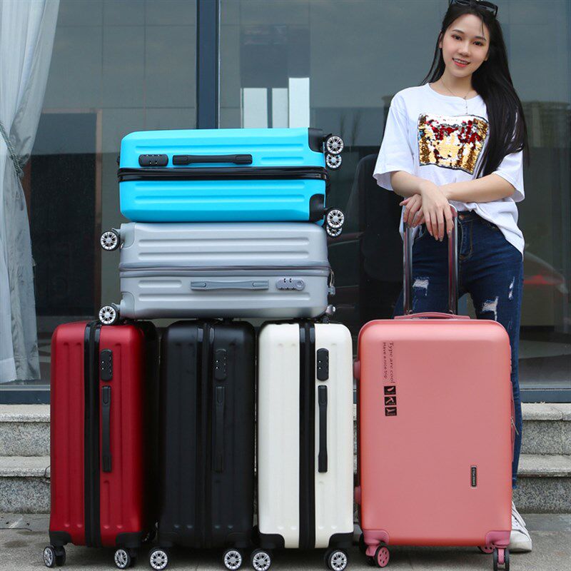 网红箱子行d李箱学生拉杆箱24寸女旅行箱20寸登机拉箱密码箱小清