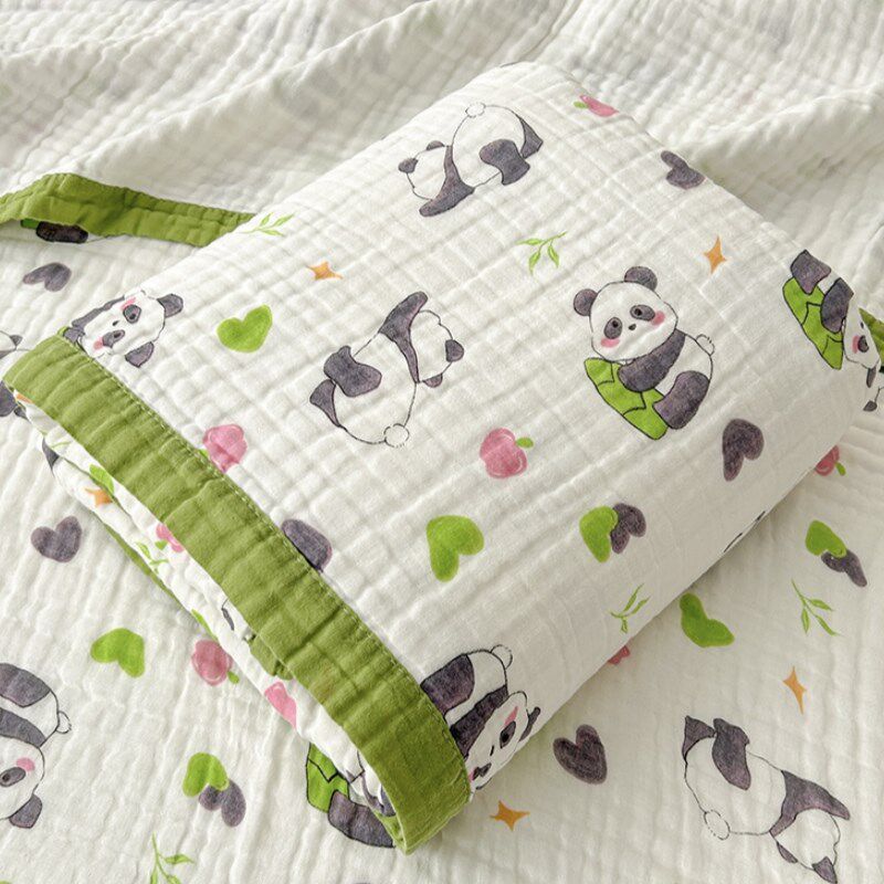 儿童毛巾被宝宝纯棉纱布被子盖毯夏季薄款婴儿午睡夏凉被棉纱毯子,床上用品,休闲毯/毛毯/绒毯,淘宝优惠券,粉丝福利购,淘宝优惠卷