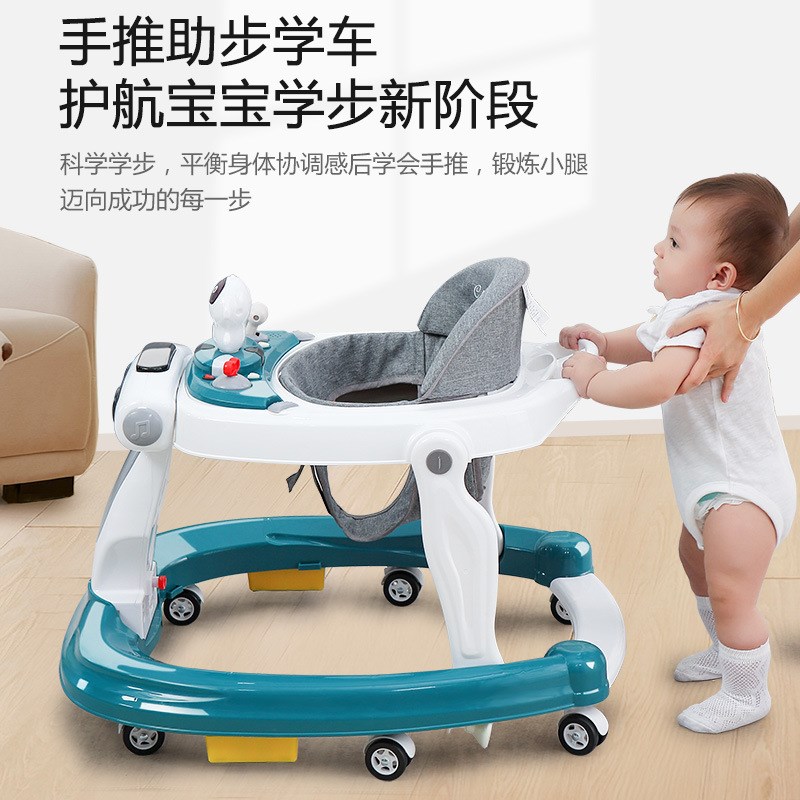 婴幼儿学步车可坐可推学行车2025新款防o型腿婴儿多功能防侧翻