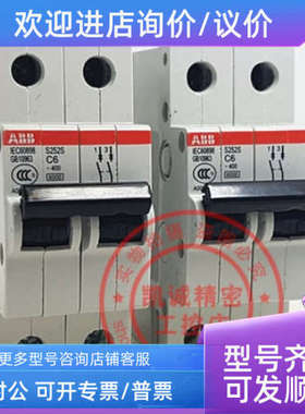 议价ABB二极微型断路器 S252S-C6 2P 6A  S252S-C06  6A