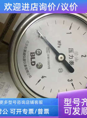 议价BRIGHTY北京布莱迪BLD全钢压力表YTH-40.AO/YTH-63/YTH-100.A