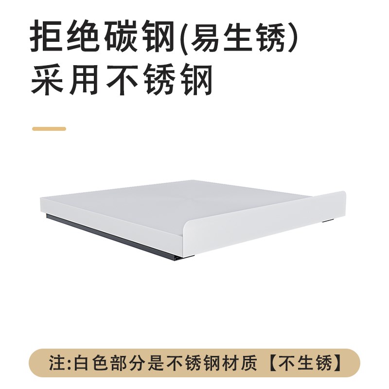 免打孔抽拉板阳台柜抽屉小型洗衣机底座拉篮内衣内裤洗衣机置物架