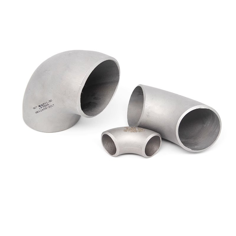 2205不锈钢90度冲压国标无缝弯头1.5D工业不锈钢直角焊接弯头108