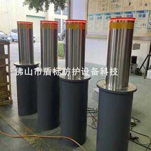 广州学校大门不锈钢阻车拦截路障 遥控伸缩桩车位阻隔挡车路阻器