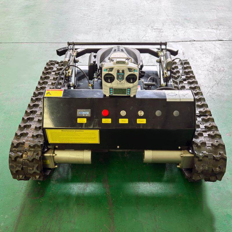 众源割草小车山地爬坡Газонокосилка遥控履带割草机