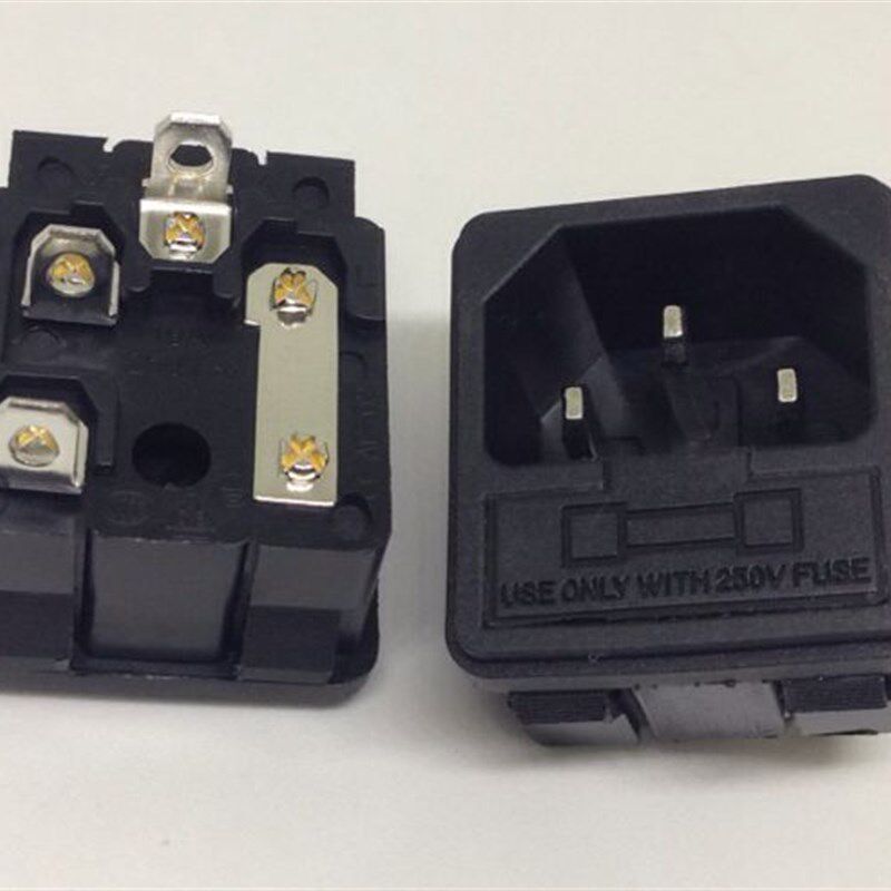 AC电源插座 三芯电源插头10A~250V 移动电源端子电脑与电视连接线