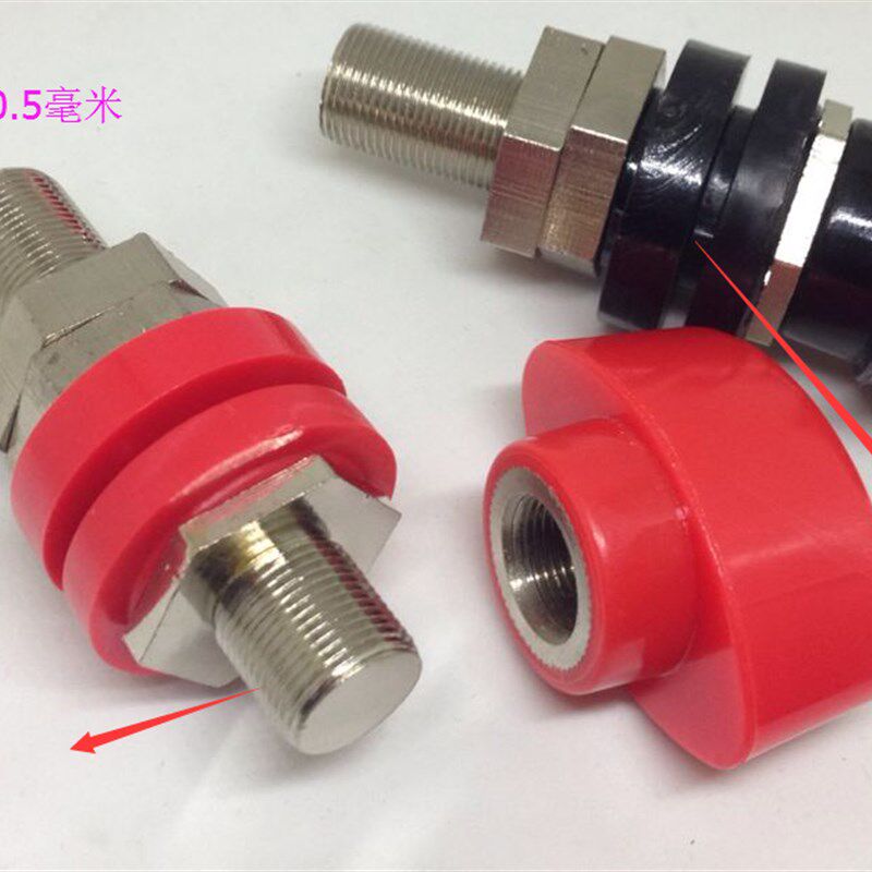 JXZ-5 M16*85接线柱全铜螺杆16mm/500-600A大电流端子4mm插座