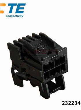 TE泰科2322346-1原装黑MQS双排8P汽车线束插头2024+现货