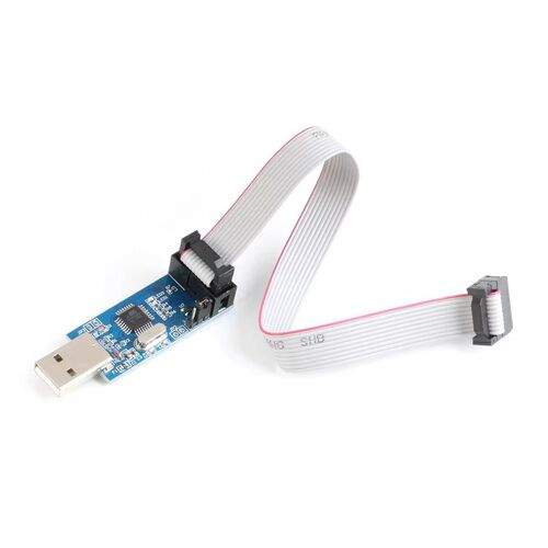USB ASP下载器/USB ISP下载线 51 52 AVR 编程器ISP ATMega8