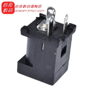 5.5 2.1 2.5mm DC直流电源插座母座 三脚3P 012A 立式 DC接口