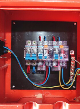 绝缘玻璃钢配电箱工地箱手提箱220V 16A防爆工业航空插座透明开关