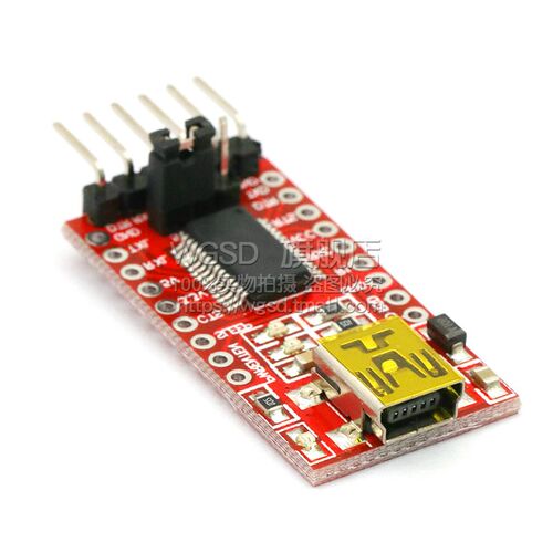 USB转串口USB转TTL刷机线支持3.3V 5VFT232RL模块mini接口下载
