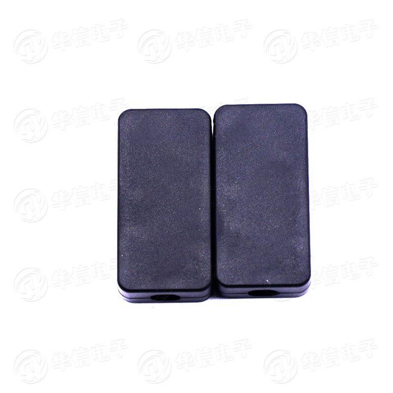 USB外壳 黑色两头出线塑料小接线盒.USB电源模块小型外壳40*20*11
