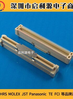 原装FCI连接器 61082-102402LF 0.8MM间距 100PIN 板对板连接器