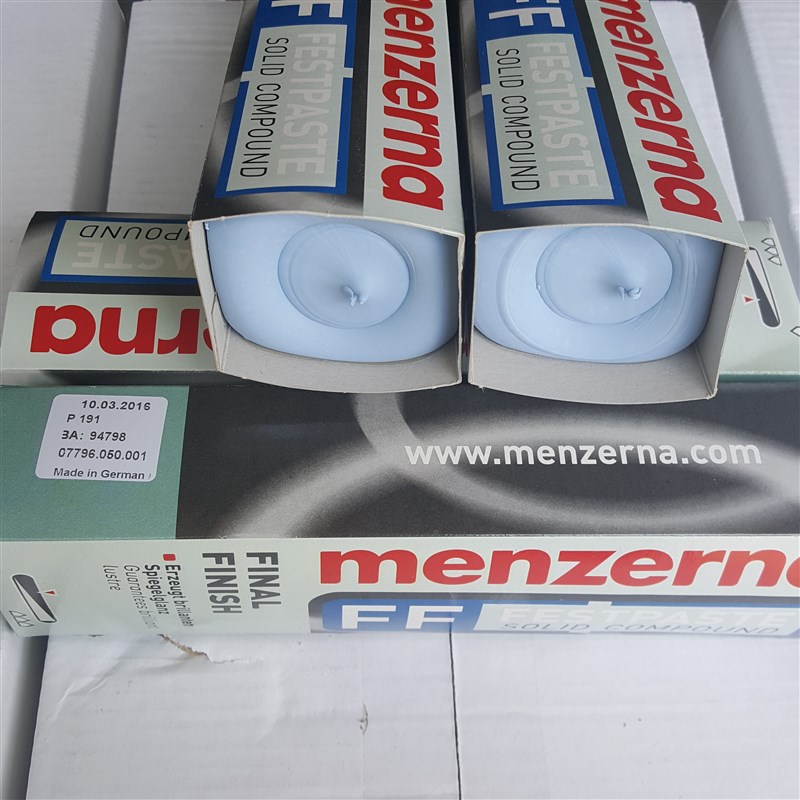 Menzerna蓝腊眼镜架抛光蜡亚克力塑料研磨膏珠宝首饰抛光蓝蜡蓝腊