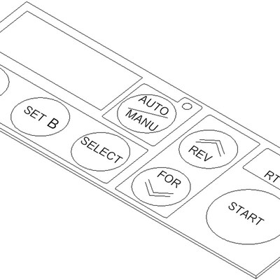 原厂YAESU ZCUT-9胶带切割机配件 标牌105#