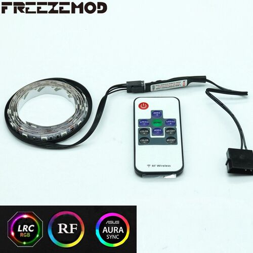 FREEZEMOD机箱氛围水冷RGB灯条YKDT-GBC摇控RGB同步CPU显卡水冷头
