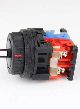 华博 AR30PR-3 复位二档旋钮选择三档选择按钮开关自锁 30MM孔径