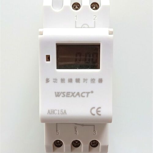 AHC15A导轨式时控开关220v定时器 开关 定时开关THC15A自动断电