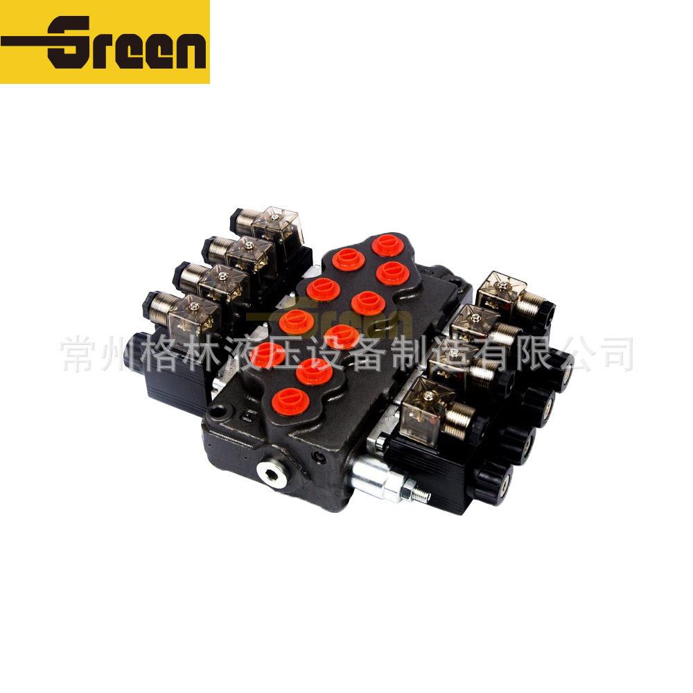 SD5电磁控整体阀整体阀电液控多路阀双向换向阀手动控制阀